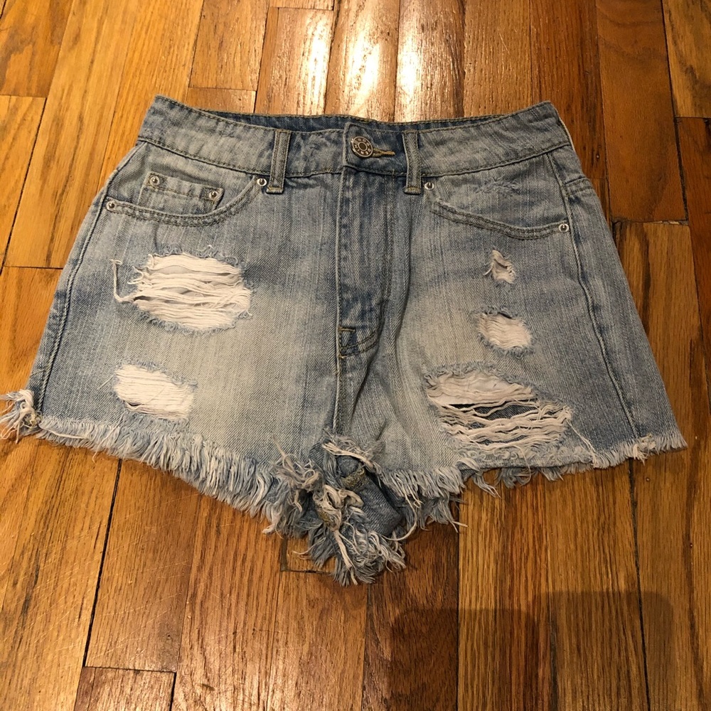 BDG high rise cheeky Jean Shorts